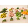 Doll House Mini Garden Simulation Cherry Blossom Willow Tree Landscaping Plant Ornaments Micro Landscape Sand Table Scene Prop Model