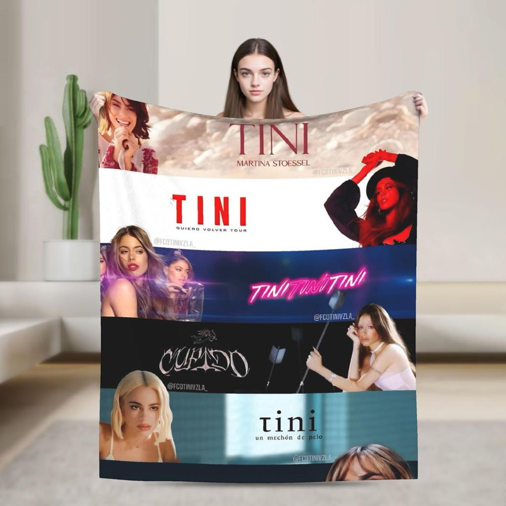 TINI STOESSEL Futtura Tour  Flannel Blanket  Warm Throw Blanket for Home Decor Camping Novelty Bedspread Sofa Bed Cover