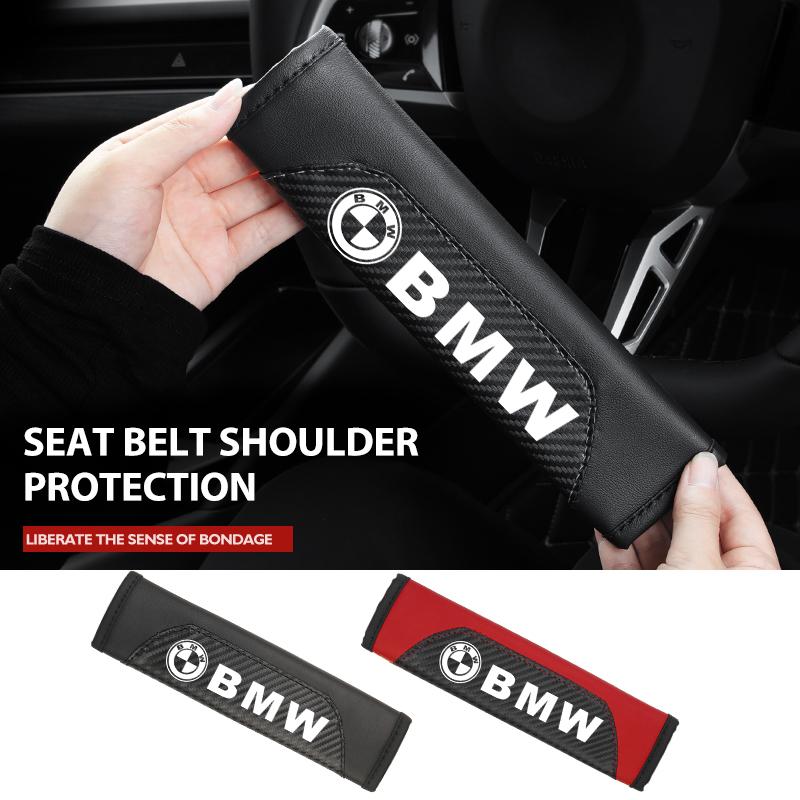 Car Seat Belt Cover Decor Shoulder Protection Safety Seatbelt For BMW M Performance E36 E46 E60 E90 E91 E92 E93 F30 F20