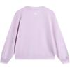 Li-Ning Sports Lifestyle Series Letter Casual Minimalist Solid Color V-Neck Pullover Knit Sweater Women Tops Twilight-Purple AWDV886-4