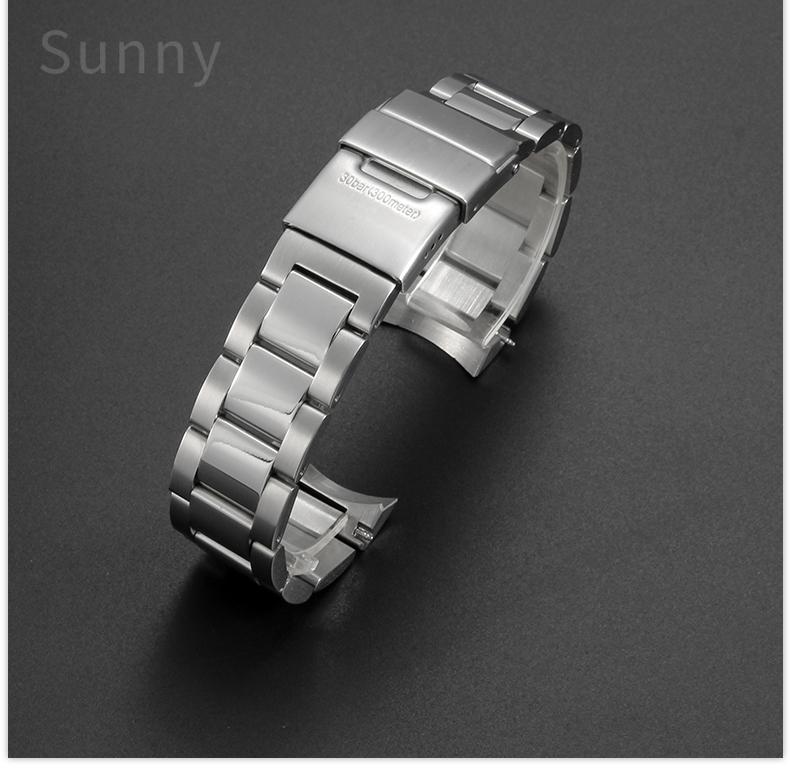 Per Longines Conquest Cinturino da immersione anallergico 21mm L3.781.4 Fibbia pieghevole Uomo L3.782.4 L3.740 con cinturino di ricambio