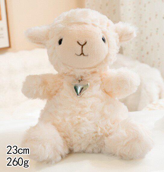 Sheep Plush Toys 16/23cm Simulated Sheep Stuffed Pendant Kawaii Keychain Adorably Home Decor Toys Birthday Gifts Squishy Doll