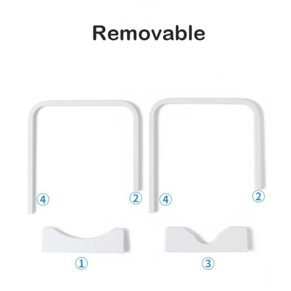 Portable Pure Water Bucket Rack U-shaped Design Black/White Barreled Water Rack Durable Removable Bottled Water Inverted Stand