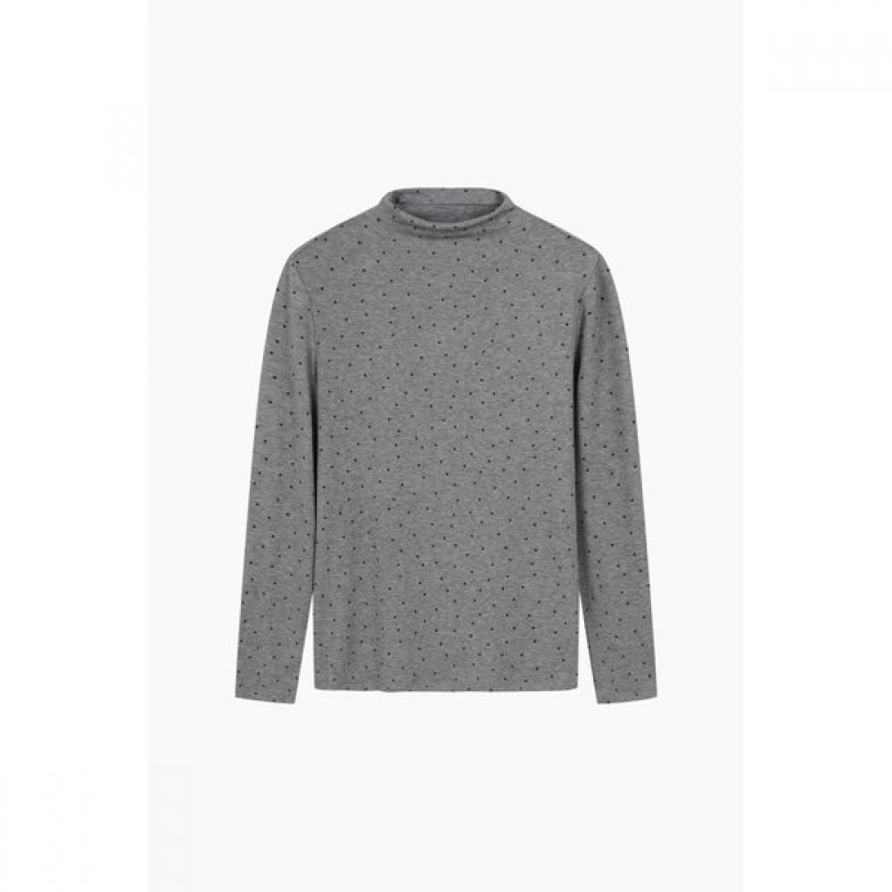 BeneTTon DoT Mockneck T shirT baTs97611 GR/44 gray