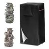 Heavy Duty Waterproof Garden Fountain Cover with Front Zipper and Drawstring for Garden Use 238 L x 19 W x 40 H