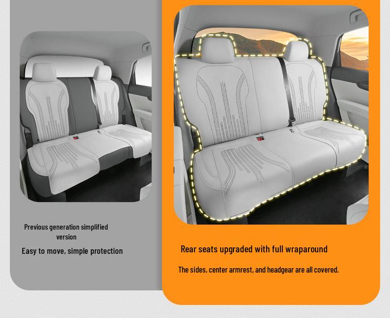 2025 Geely Star Wish Leather Seat Cover, Semi-Wrapped Saddle Cushion, All-Season Car Cushion