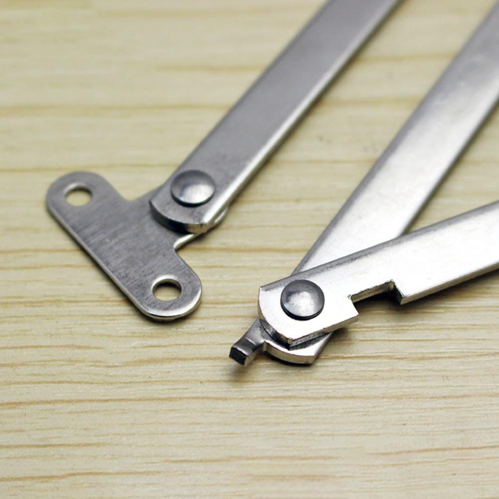 2Pcs Cabinet Hinges Metal Folded Door Pivot Hinges Doors Close Lift Up Stay Support Hinges for Furniture Cabinet Cupboard Door