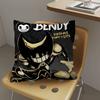 Game BBendy and the Ink MMachine Personalized Pillow Dust Cover Bedroom Kids Party Decoration Pillowcase Birthday Gift