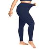 Women Workout Out Pocket Leggings Fitness Plus-size Sports Running Yoga Trousers