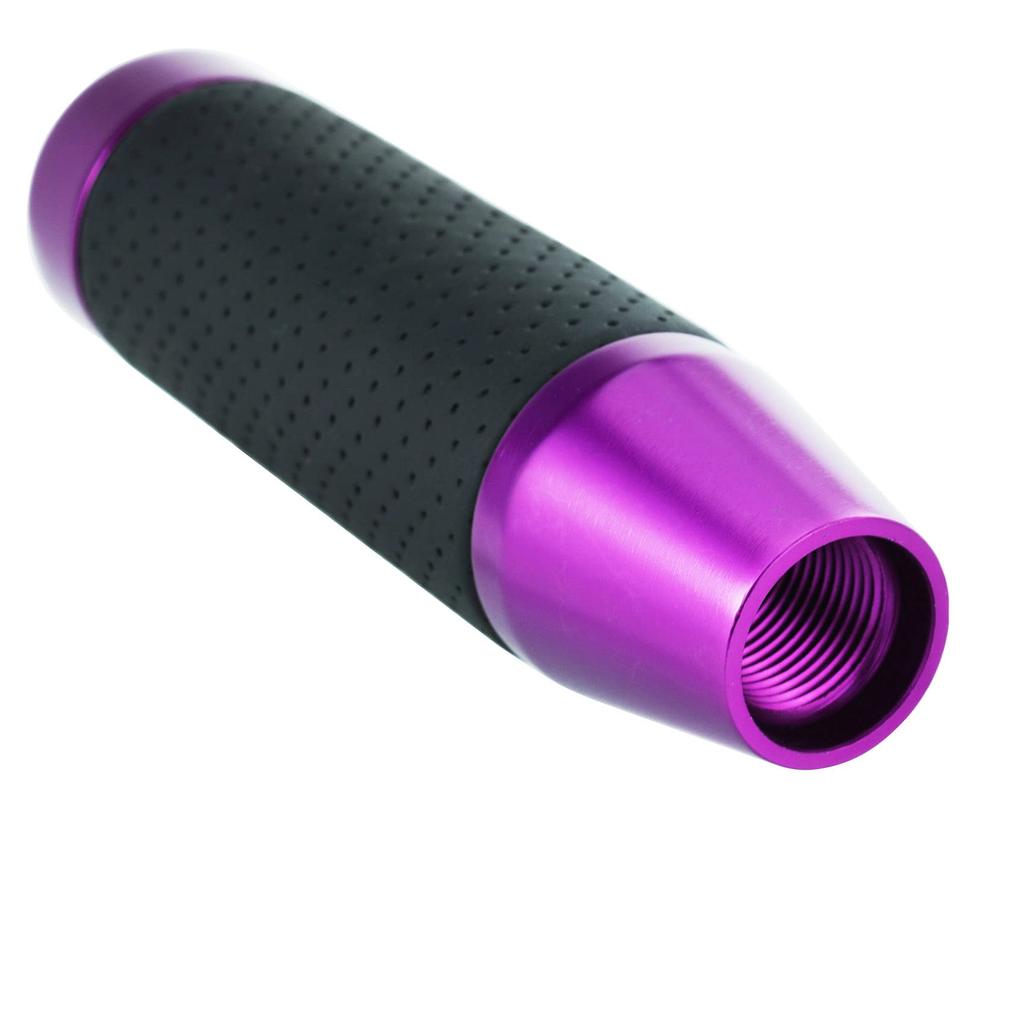 Abfer 130mm Alloy Shifter Knob Car Shift Knob Auto Manual Vehicle Universal Car Accessories Interior (Purple)