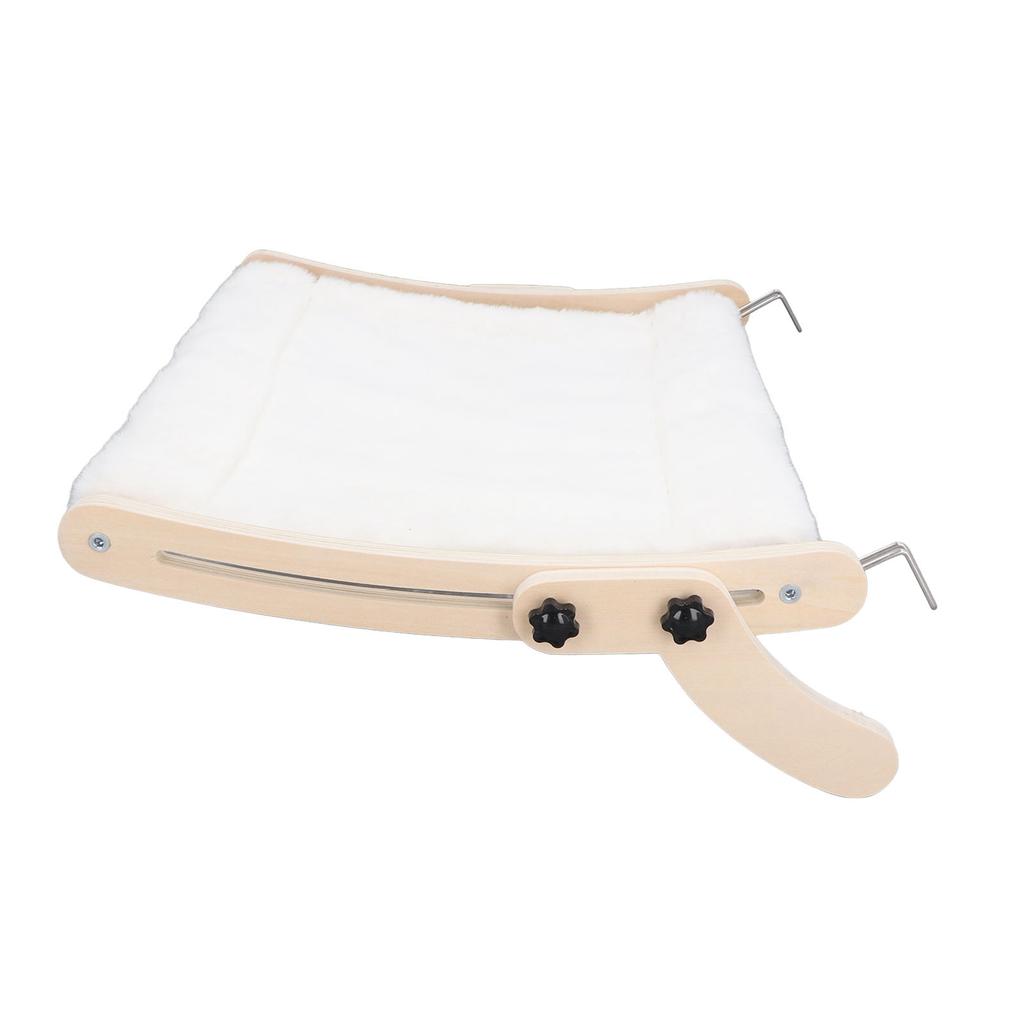 Cat Window Sill Hammock Space Saving Hook and Loop Fastener Stable Structure Cat Window Hammock Bed 