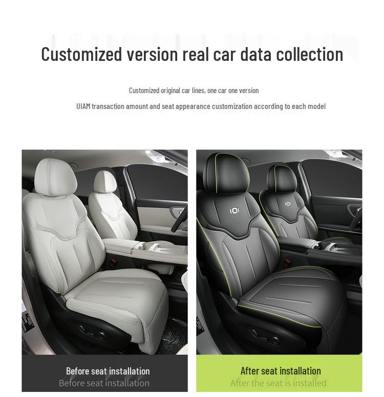 Changan Qiyuan Q05 Leather Car Seat Cushion - Fits 26 Models, All-Season, Universal Five-Seater Cover