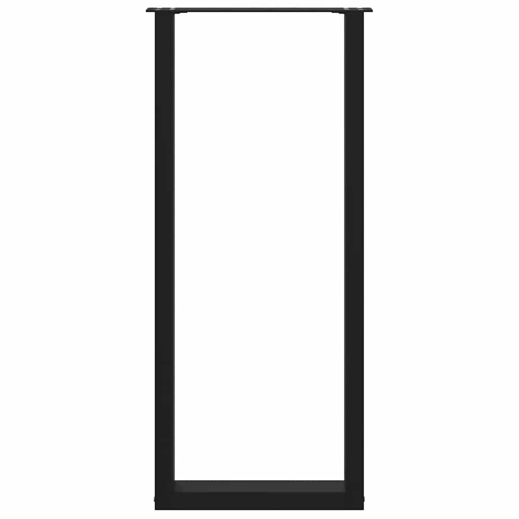 Vidaxl Nogi Do Stolika Kawowego, 2 Szt., Czarne, 50X(110-111) Cm, Stal