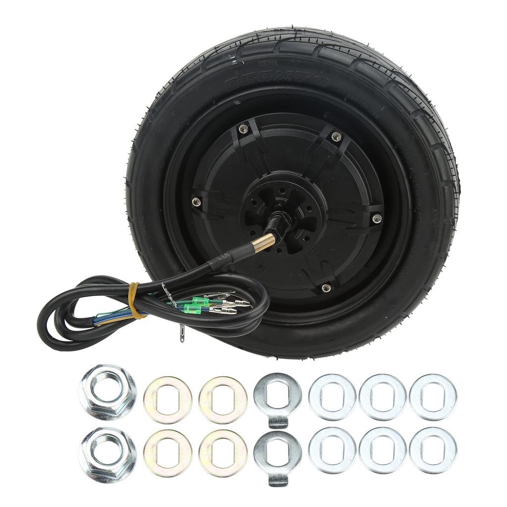 10in Electric Bike Hub Motor with Vacuum Tire 36‑60V 500‑1200W IP54 Waterproof for Electric Bicycle Scooter Motorcycle