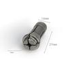 3mm/6mm Collet Chuck Adapter Pneumatic Engraving Trimming Machine Lathe Chuck Clamp Head High Precision Collets Chuck 27*10mm Tire Chucks 1