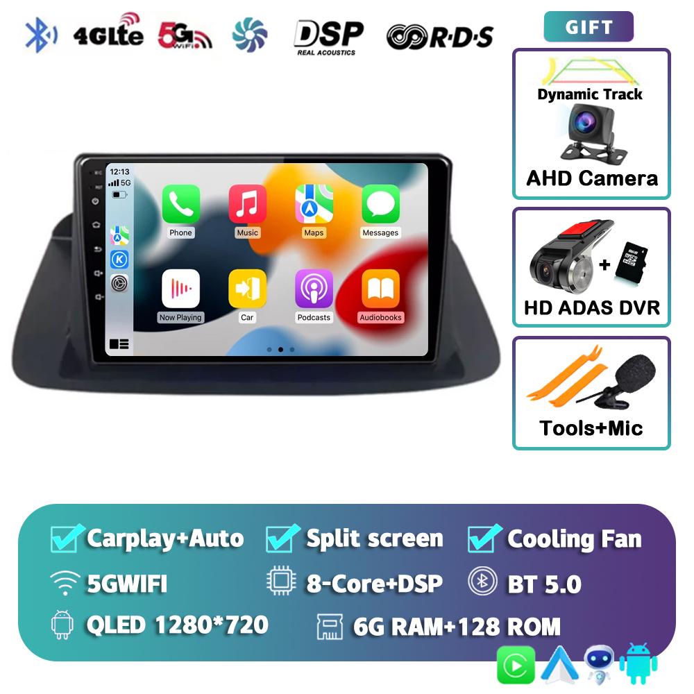 Android 14 Carplay Car Radio For Honda Accord 8 Spirior 2008-2013 GPS Multimedia Video Player Navigation GPS DSP WIFI+4G Stereo