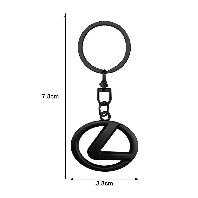 Metal Car Keychain Badge Key Chain Rings Car Accessories For Lexus IS300H NX300H CT200H IS250 IS200 RX400H RX450H IS 220D 250 UX