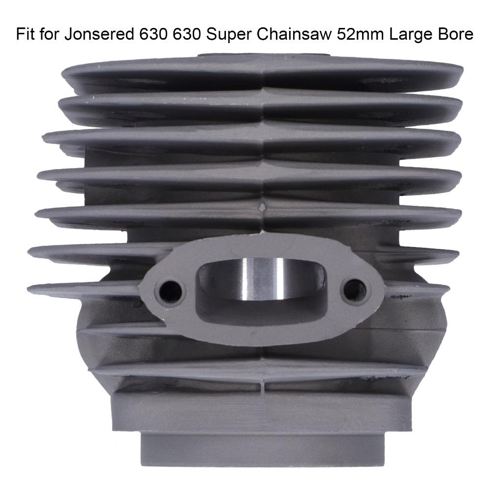 Grey Cylinder Piston Kit Metal Compact Piston Gasket Kit Large Bore Easy to Install Crank Bearing Kit for Jonsered 630 630