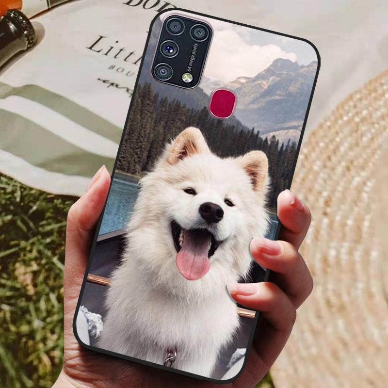 For Samsung M31 Case Phone Cover Silicone Soft TPU Back Cover for Samsung Galaxy M31 M 31 case SM-M315FZBVSER m315 Fundas Bumper