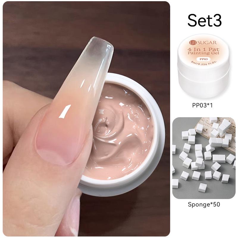 UR SUGAR Gel Pot: No-Wash Nail Art & Gradient Set