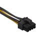 18cm 8 Pin(6+2) Dual Molex Connector PCIE to Graphics Card Power Cable Cord