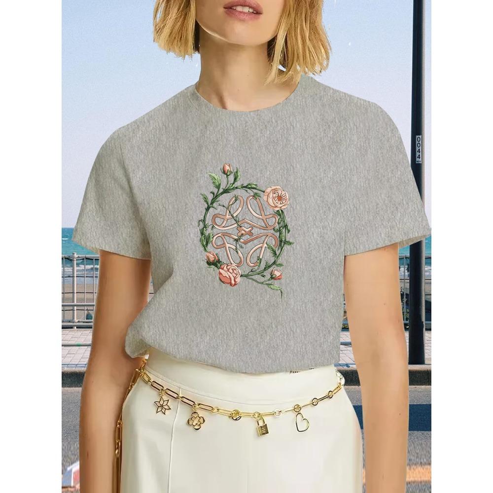 Heißer Verkauf Damen T-Shirt Designer T-Shirts Buchstabenaufdruck Kurzarm Luxusmarke Oberteil Rundhals Damen und Herren T-Shirts