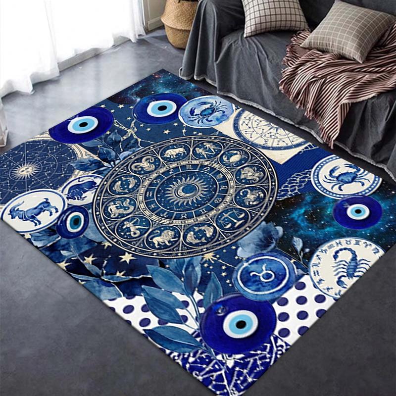 2025 New constellations Carpet Rug for Living Room Bedroom Home Sofa Decoration,Kids play Non-slip Floor Mat147