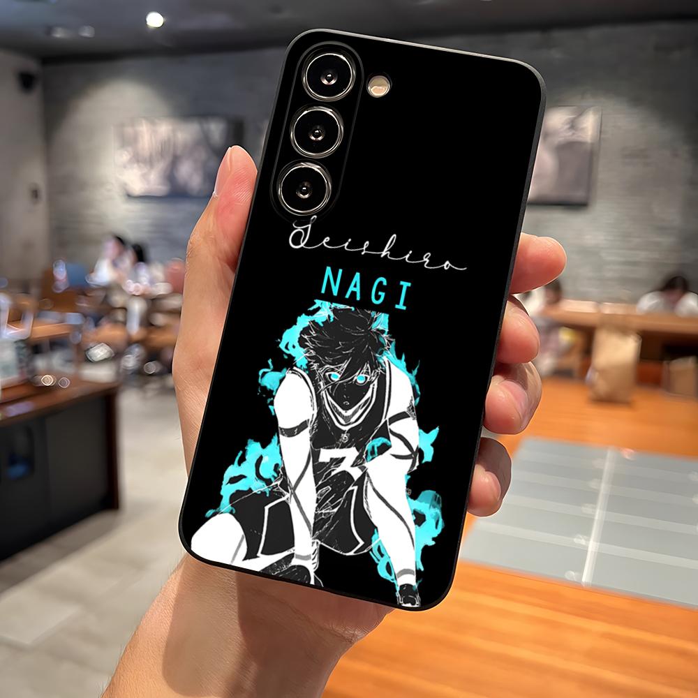 Blue Lock Anime Phone Case For Samsung S23 Ultra S24 S22 S20 Fe S21 Plus Galaxy A54 A34 A24 A53 A13 A16 Back Cover