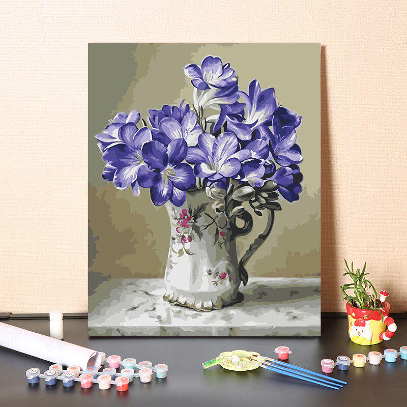 

DIY краска по номерам набор для рисования маслом холст DIY картина маслом по номерам настенные художественные украшения для дома подарок искусство и хобби 40x50cm no frame