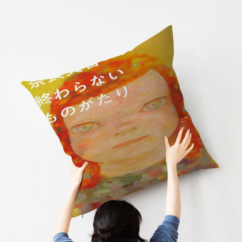 Y-YoshitomoS-Nara Pillowcases Home Bedding Decorative Pillow Cover Wedding Super Soft Pillow Case