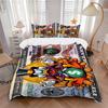 3pcs Duck Dollar Adventure Bedding Set, Includes One Quilt Cover and Two Pillowcases, Bedroom and Guest Room Decoration. T72301123