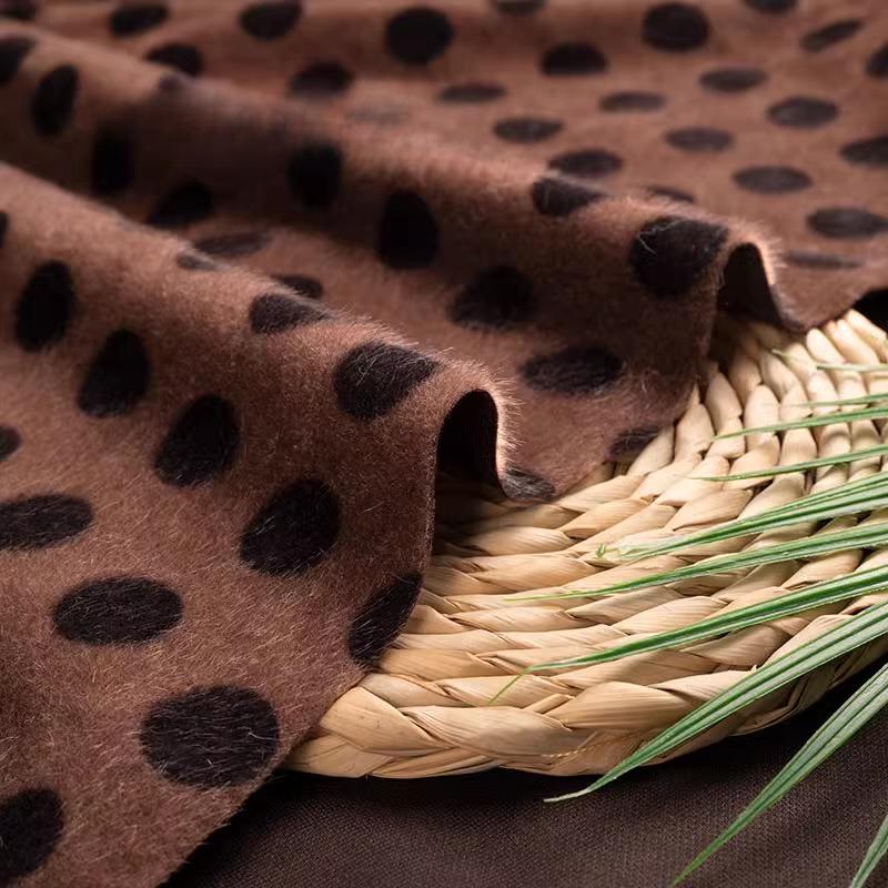 50x160cm Plüschstoff mit Leopardenmuster, Imitation von Nerzfell, für DIY-Nähen, Schuhe, Mützen, Schals, Bänder, Futterstoffe, Kleider