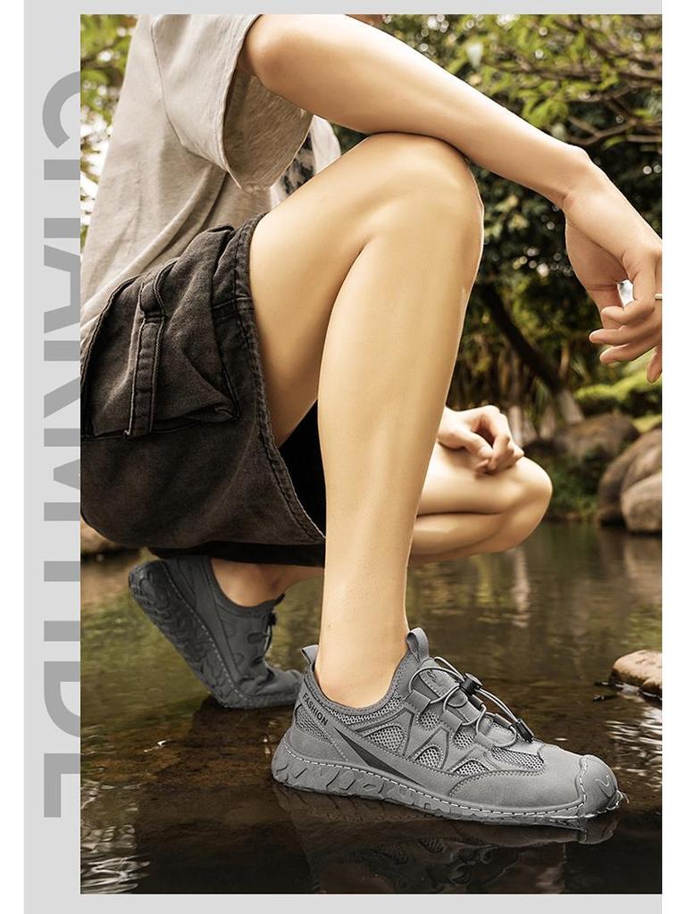 Men's Breathable Non-slip Sports and Work Shoes - Light Mesh Casual Footwear