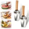 Triangular Watermelon Cutter, 2026 New Watermelon Slicer Cutter Stainless Steel, Multifunctional Fruit Slicing Tool with Wooden Handle