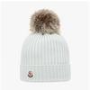 Moncler Pompom Beanie Logo Patch 3b00007 A9327 91z