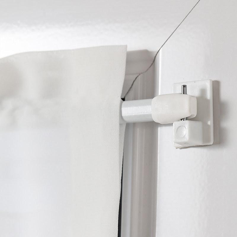 5/10Pcs Self Adhesive Wall Hooks Kitchen Bath Storage Curtain Buckle Accessories