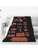 Friends TV Show Series Blanket Cartoon Central Perk Airplane Travel Flannel Bedding Throws For Home Decor Warm Bedspread Gift