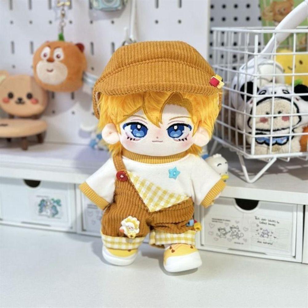 Multicolor Cotton Doll Clothes Dress Up No Attribute Doll Clothes  20cm Cotton Doll