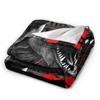 Jurassic T-Rex Grid World Blanket Flannel Spring/Autumn Logo Breathable Lightweight Throw Blankets for Travel Bedroom Quilt