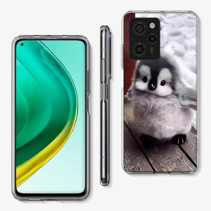 Penguin Baby Healing Cover Phone Case For Xiaomi Poco M8 M7 M6 M4 M3 X7 X6 X4 Pro F7 Ultra M5S Mi 14 14T 15 15T 12T 10T Pro 12S