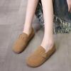 Fashion Shoes for Women 2024 Hot Sale One Kick Women Flats Autumn Round Toe Solid Solft Sole Casual Comfortable Flat Office Ladies Shoes