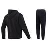Jordan Sports Hoodie And Knit Long Pants Set Men Activewear Black DQ7351-010+DQ7341-010