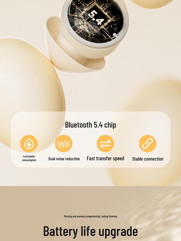 2025 Soft Silicone Wireless Bluetooth Sleep Earphones - Painless, Noise-Cancelling, Ideal for Side Sleeping and Sports