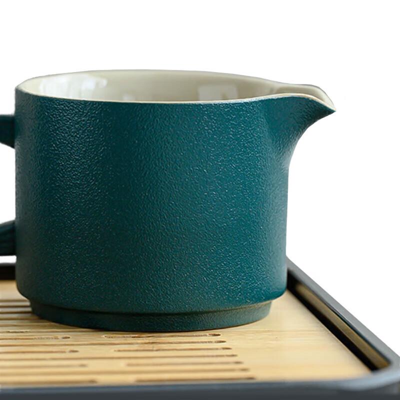 Tao Ding Xuan Green Peacock 11-Piece Chinese Travel Tea Set