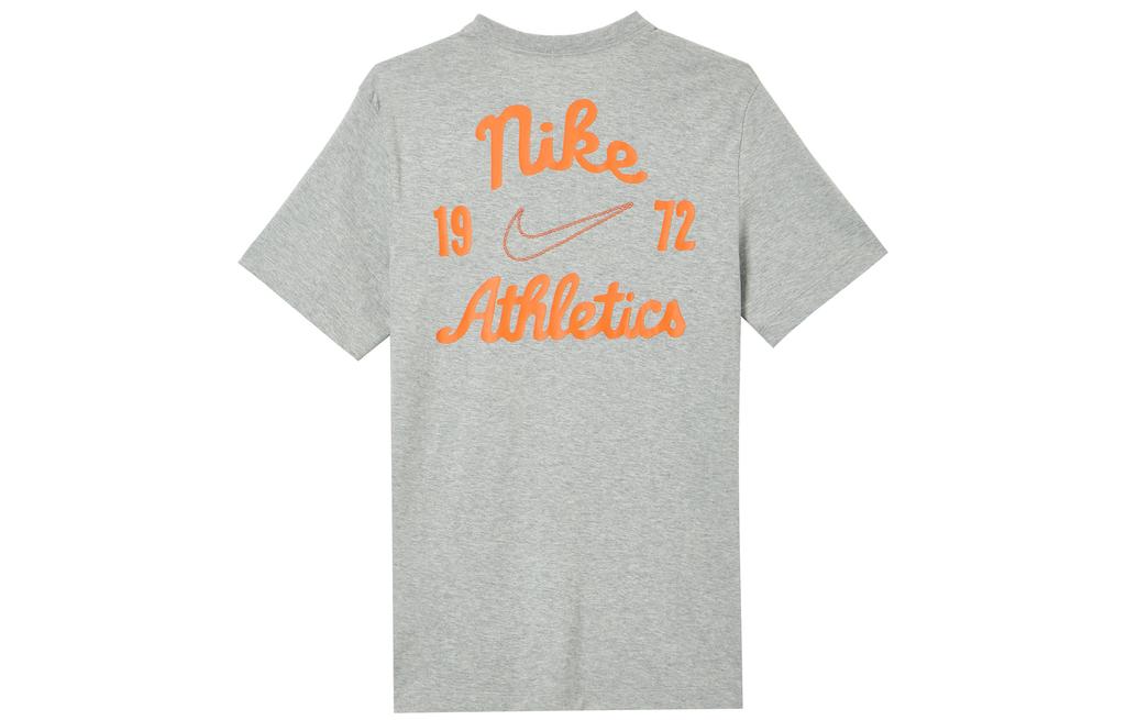 Nike T Shirts Men's Dark Gray Crew Neck Moderate FV3773-063