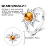 Finger Rings for Women 925 Silver Zircon Crystal Stackable Geometric Ring Wedding Jewelry Engagement Rings