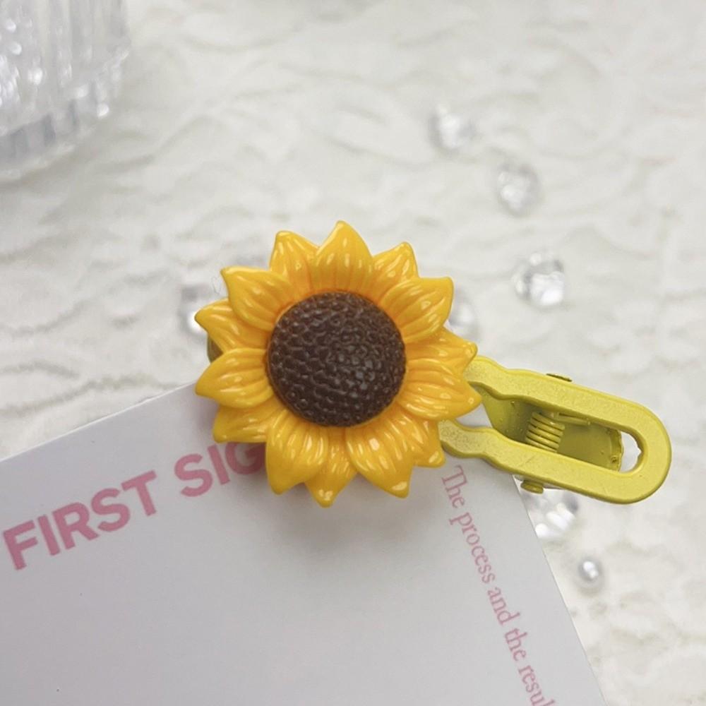 

Fashion Sunflower Flower Hair Clips Sweet Headdress Hairpins Headwears Hair Styling Accessories жовтий