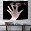 Mystical Hand Tapestry - Ethereal Silhouette With Glowing Light Wall Hanging For Living Room, Bedroom Decor - Surreal Home