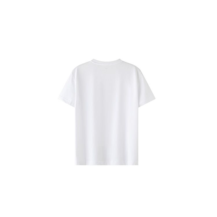 Li-Ning Printed Letter Round Neck Casual Pullover Short Sleeve T-Shirt Men Tops White AHSU829-2