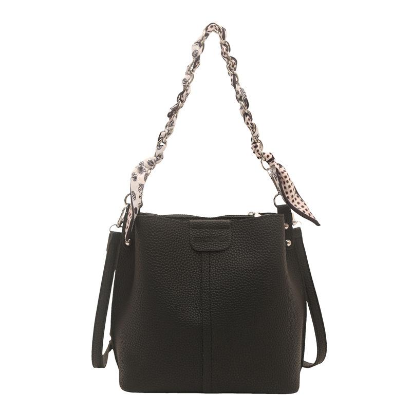 Commuter portable bucket bag women s new popular versatile shoulder bag simple commuter messenger bag